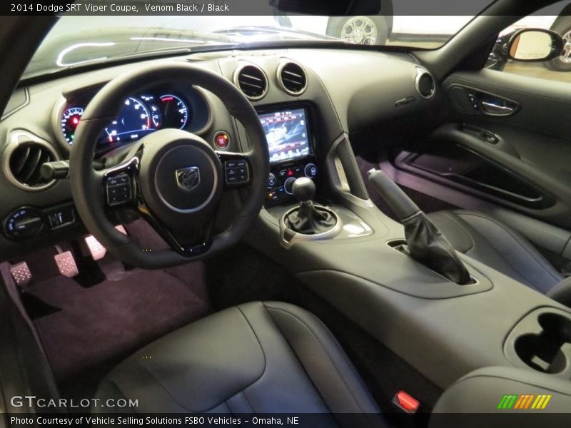  2014 SRT Viper Coupe Black Interior