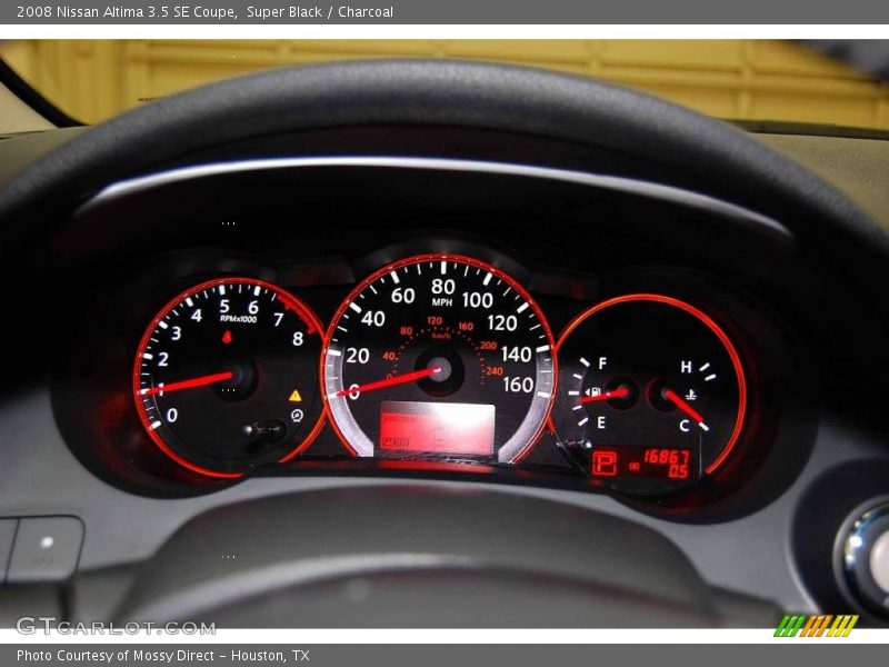 Super Black / Charcoal 2008 Nissan Altima 3.5 SE Coupe