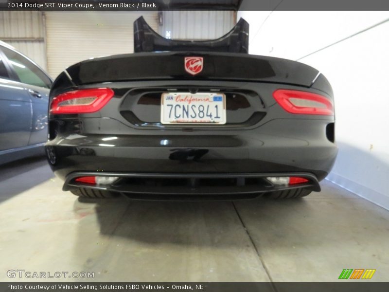 Venom Black / Black 2014 Dodge SRT Viper Coupe