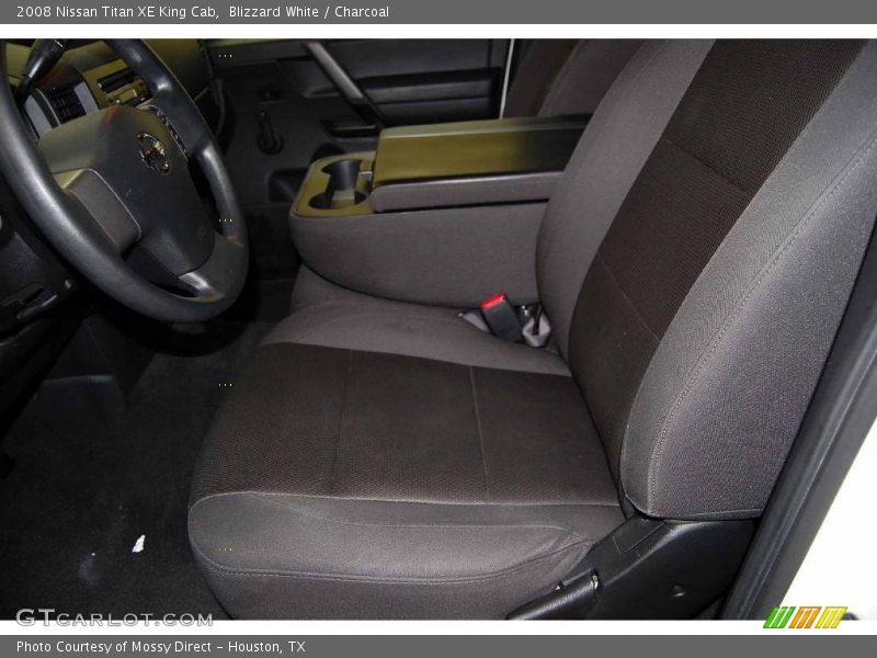 Blizzard White / Charcoal 2008 Nissan Titan XE King Cab