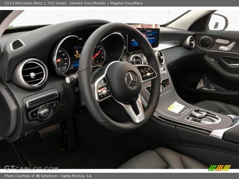 Selenite Grey Metallic / Magma Grey/Black 2019 Mercedes-Benz C 300 Sedan