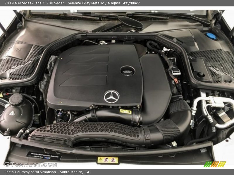 Selenite Grey Metallic / Magma Grey/Black 2019 Mercedes-Benz C 300 Sedan