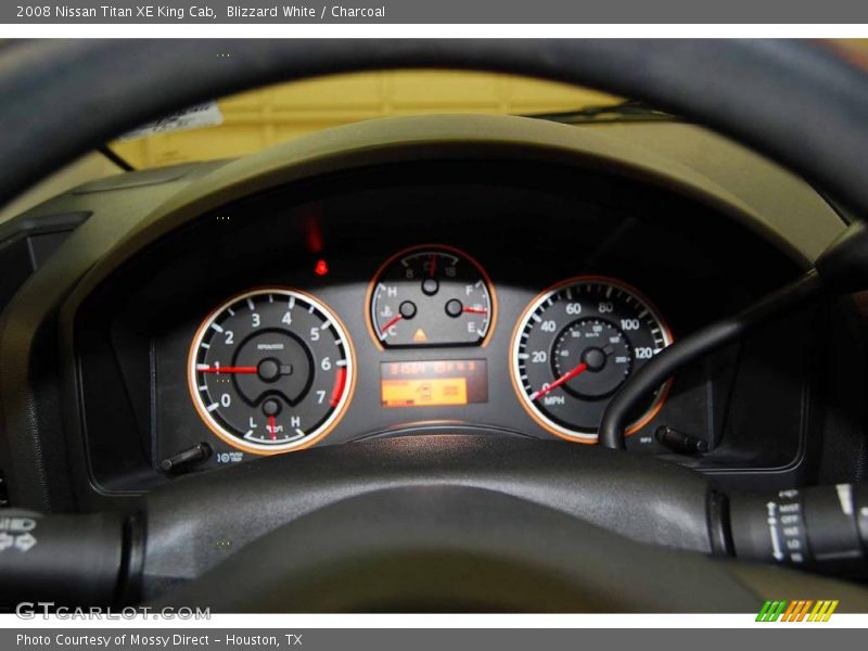 Blizzard White / Charcoal 2008 Nissan Titan XE King Cab