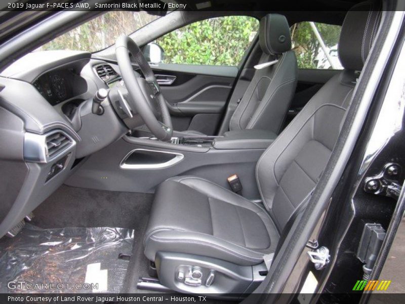Santorini Black Metallic / Ebony 2019 Jaguar F-PACE S AWD