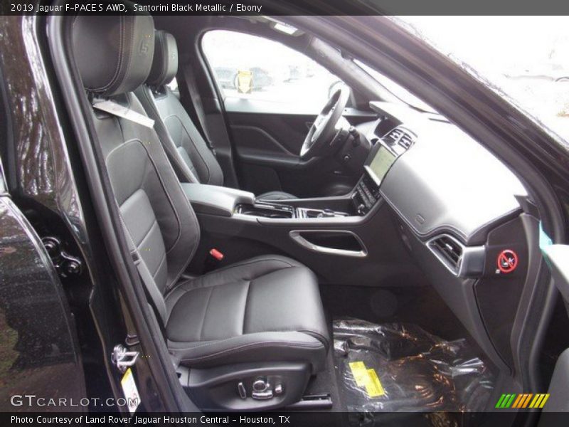 Santorini Black Metallic / Ebony 2019 Jaguar F-PACE S AWD