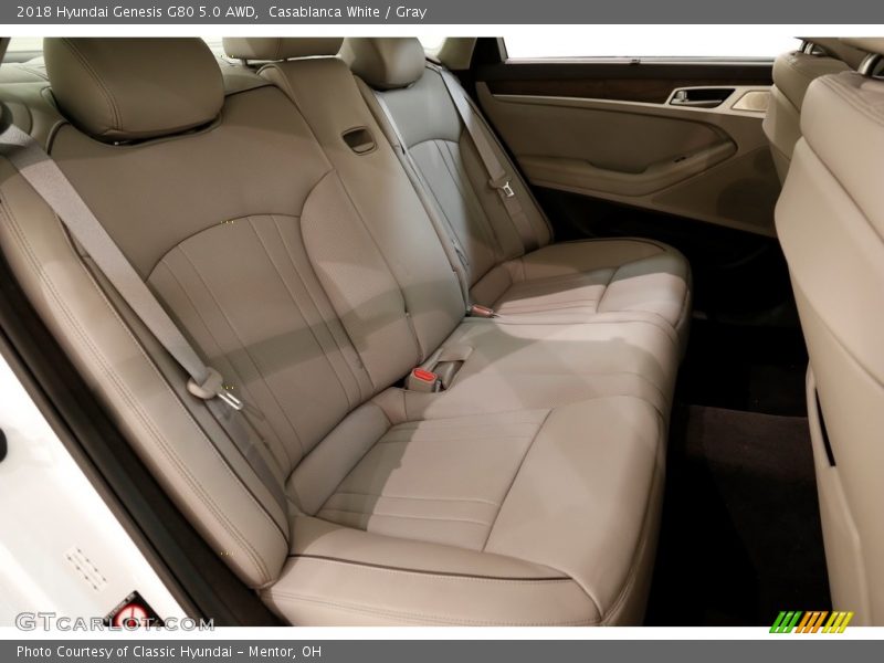 Rear Seat of 2018 Genesis G80 5.0 AWD