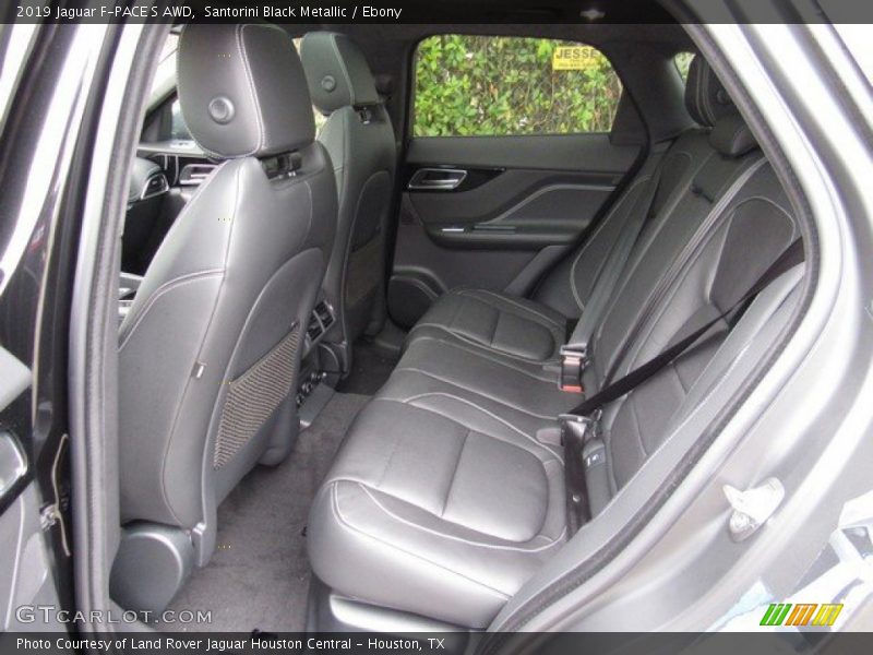 Santorini Black Metallic / Ebony 2019 Jaguar F-PACE S AWD