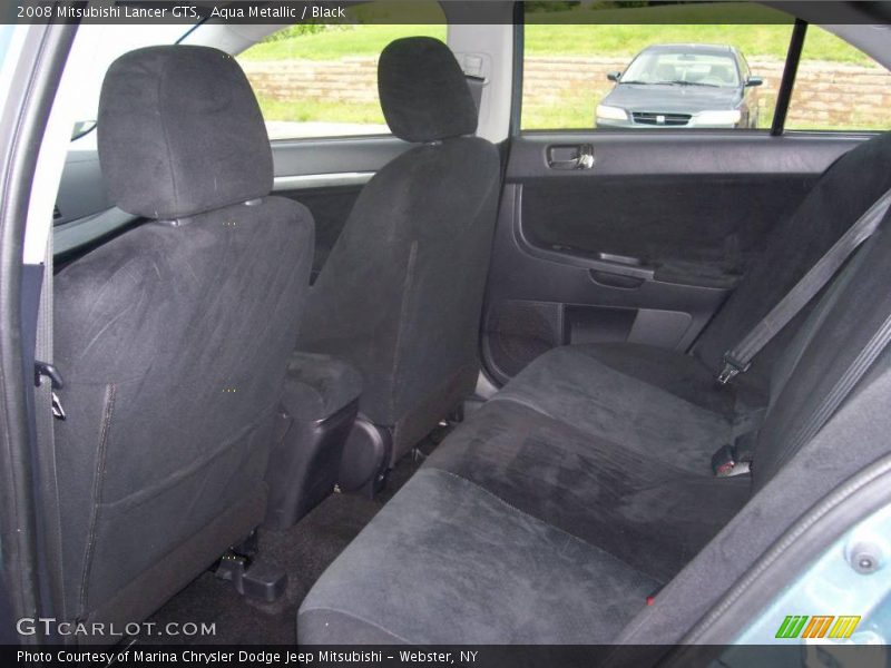 Aqua Metallic / Black 2008 Mitsubishi Lancer GTS