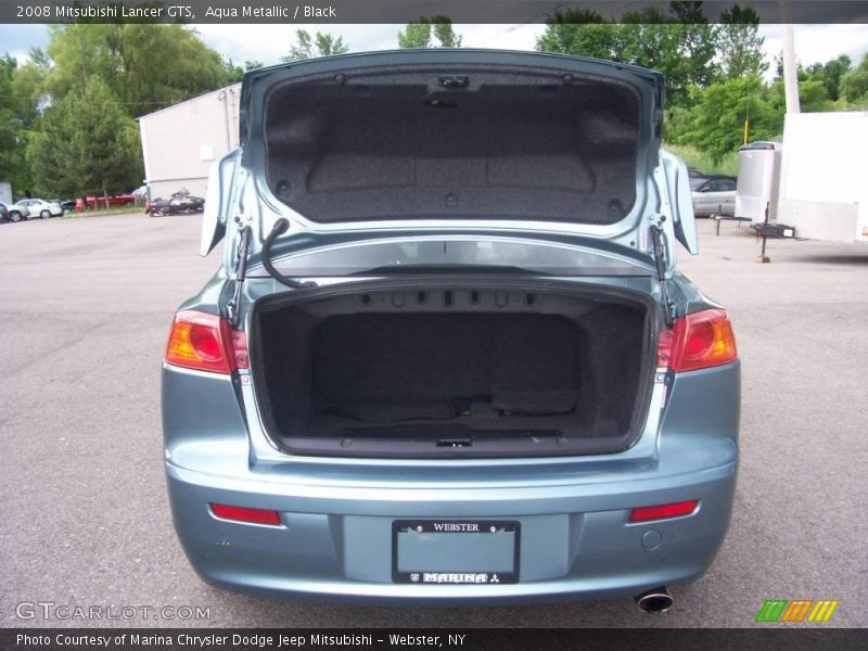 Aqua Metallic / Black 2008 Mitsubishi Lancer GTS