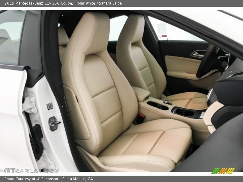 Polar White / Sahara Beige 2019 Mercedes-Benz CLA 250 Coupe