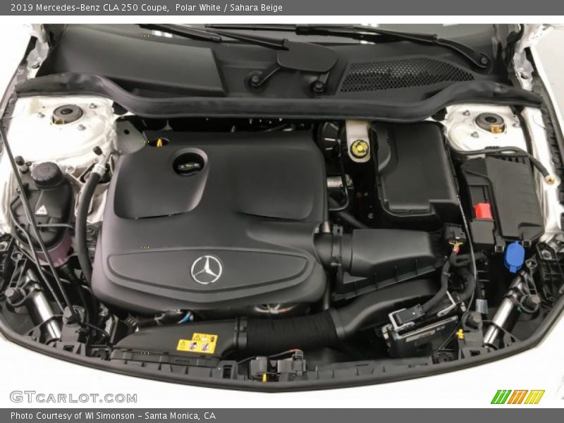 Polar White / Sahara Beige 2019 Mercedes-Benz CLA 250 Coupe