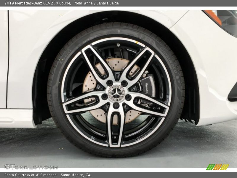 Polar White / Sahara Beige 2019 Mercedes-Benz CLA 250 Coupe