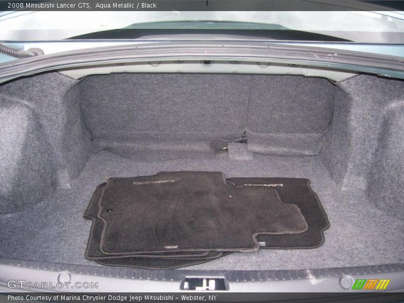 Aqua Metallic / Black 2008 Mitsubishi Lancer GTS