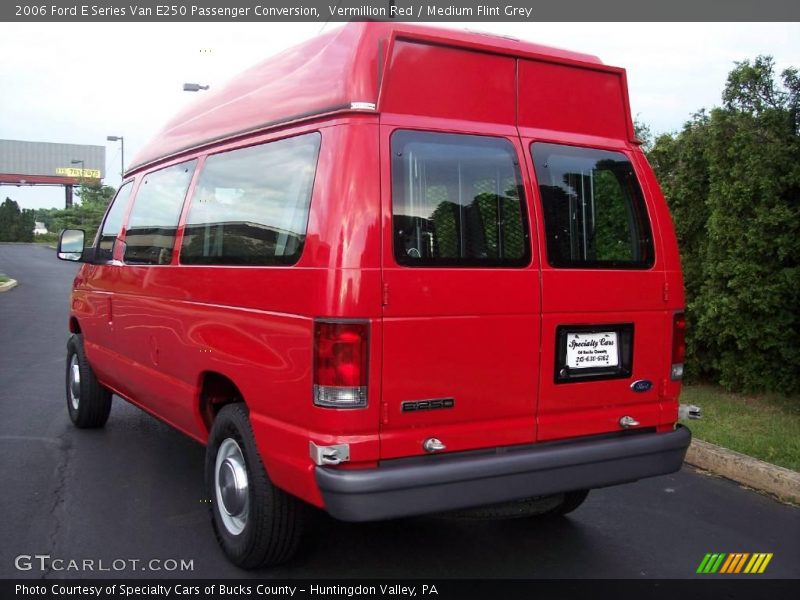 Vermillion Red / Medium Flint Grey 2006 Ford E Series Van E250 Passenger Conversion