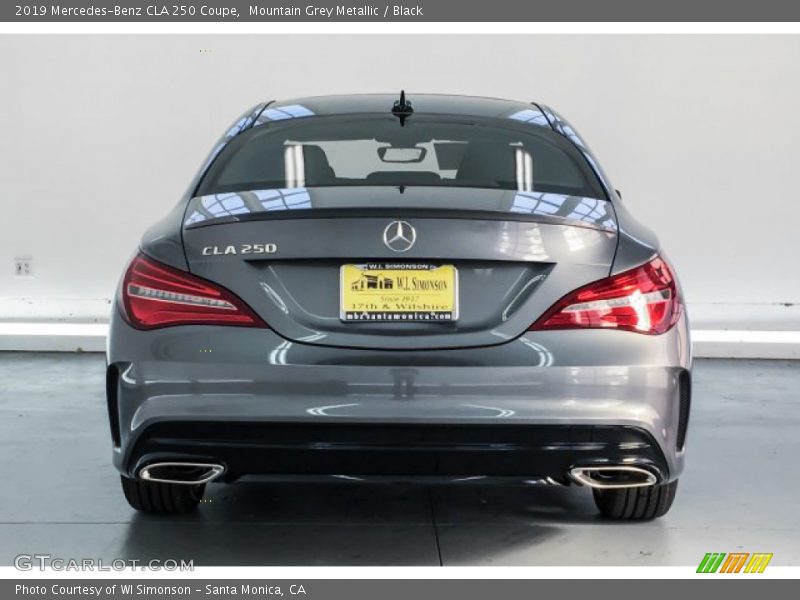Mountain Grey Metallic / Black 2019 Mercedes-Benz CLA 250 Coupe