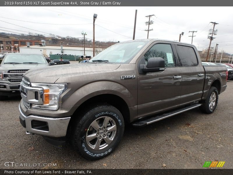 Stone Gray / Earth Gray 2019 Ford F150 XLT Sport SuperCrew 4x4