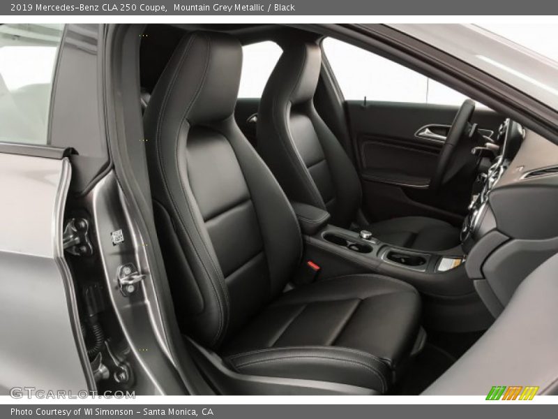 Mountain Grey Metallic / Black 2019 Mercedes-Benz CLA 250 Coupe