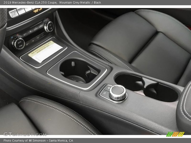 Mountain Grey Metallic / Black 2019 Mercedes-Benz CLA 250 Coupe