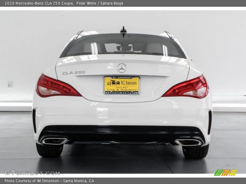 Polar White / Sahara Beige 2019 Mercedes-Benz CLA 250 Coupe