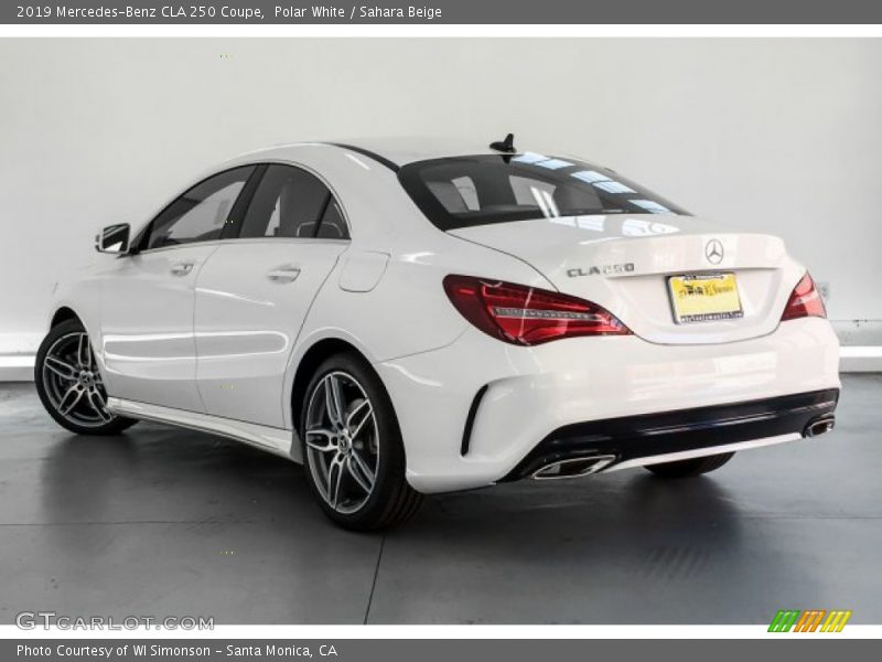 Polar White / Sahara Beige 2019 Mercedes-Benz CLA 250 Coupe