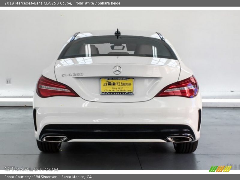 Polar White / Sahara Beige 2019 Mercedes-Benz CLA 250 Coupe