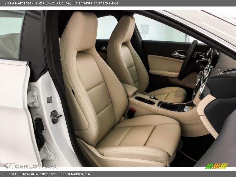 Polar White / Sahara Beige 2019 Mercedes-Benz CLA 250 Coupe