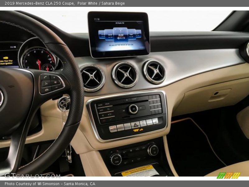 Polar White / Sahara Beige 2019 Mercedes-Benz CLA 250 Coupe