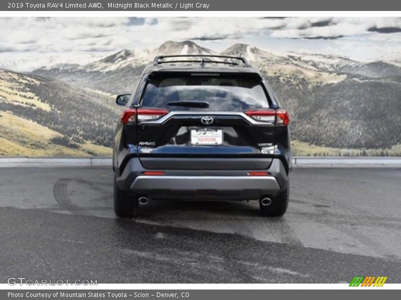 Midnight Black Metallic / Light Gray 2019 Toyota RAV4 Limited AWD