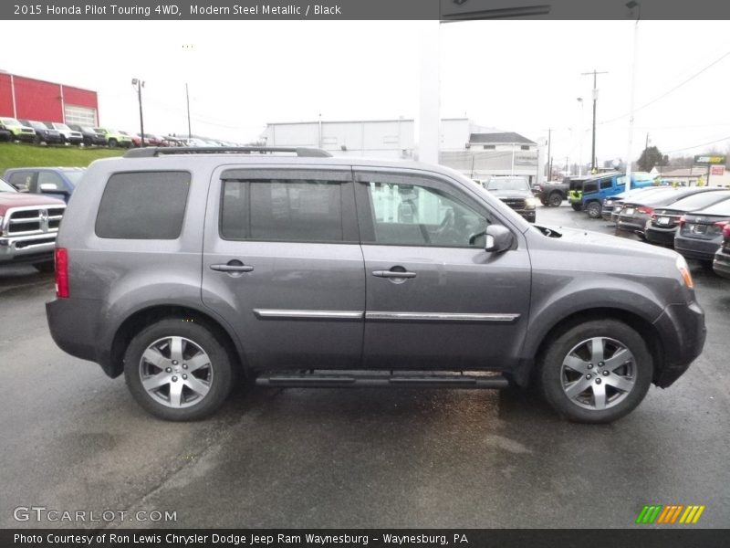 Modern Steel Metallic / Black 2015 Honda Pilot Touring 4WD