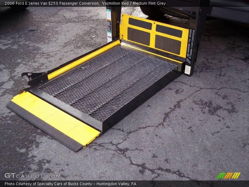 Vermillion Red / Medium Flint Grey 2006 Ford E Series Van E250 Passenger Conversion