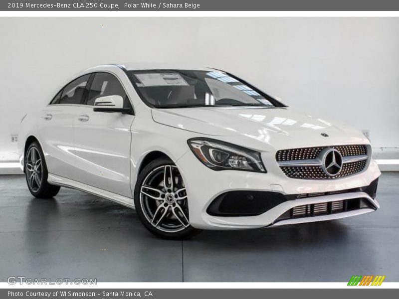 Polar White / Sahara Beige 2019 Mercedes-Benz CLA 250 Coupe