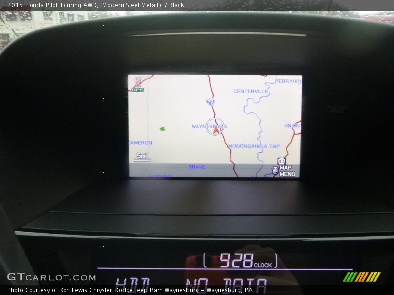 Modern Steel Metallic / Black 2015 Honda Pilot Touring 4WD