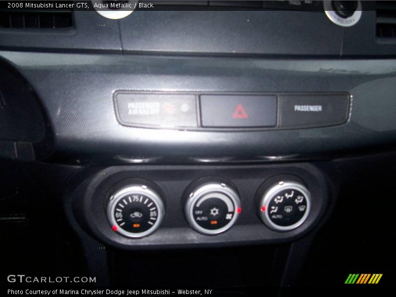 Aqua Metallic / Black 2008 Mitsubishi Lancer GTS