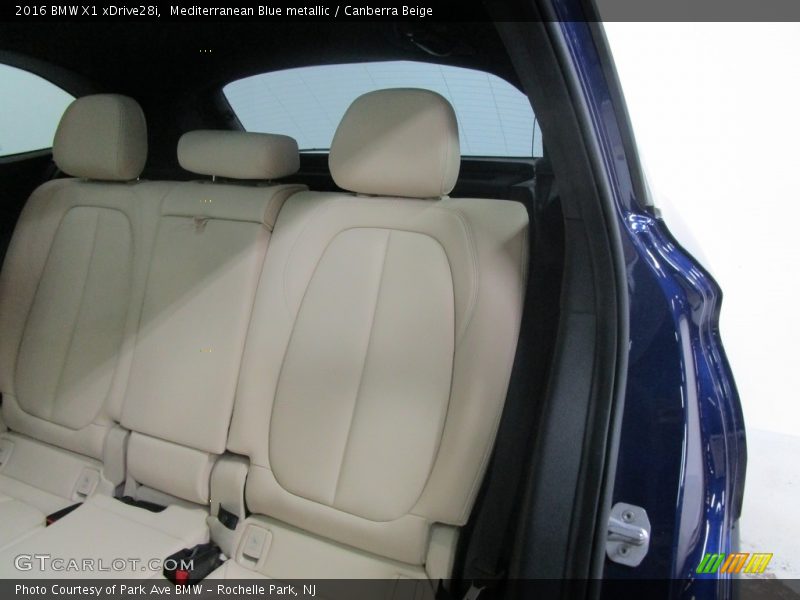 Mediterranean Blue metallic / Canberra Beige 2016 BMW X1 xDrive28i