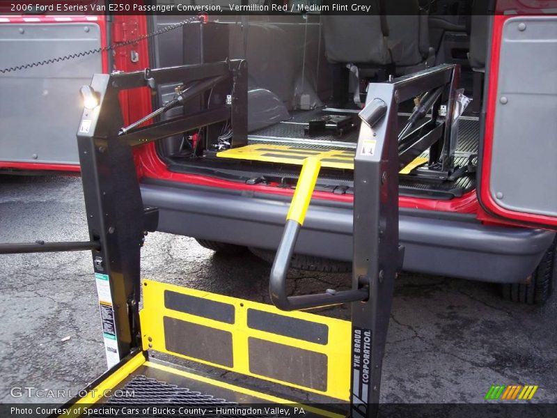 Vermillion Red / Medium Flint Grey 2006 Ford E Series Van E250 Passenger Conversion