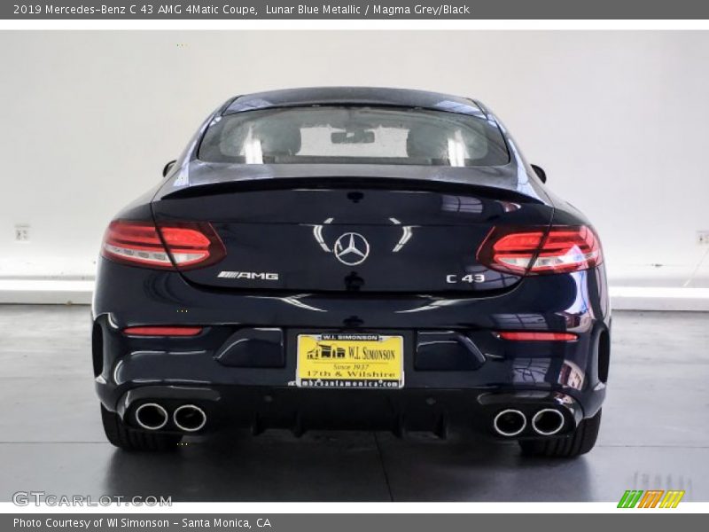 Lunar Blue Metallic / Magma Grey/Black 2019 Mercedes-Benz C 43 AMG 4Matic Coupe