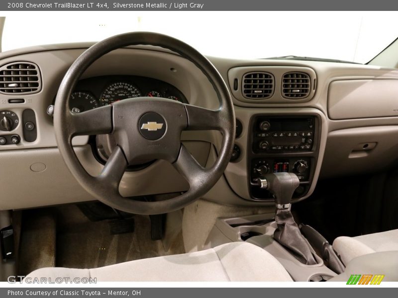 Silverstone Metallic / Light Gray 2008 Chevrolet TrailBlazer LT 4x4