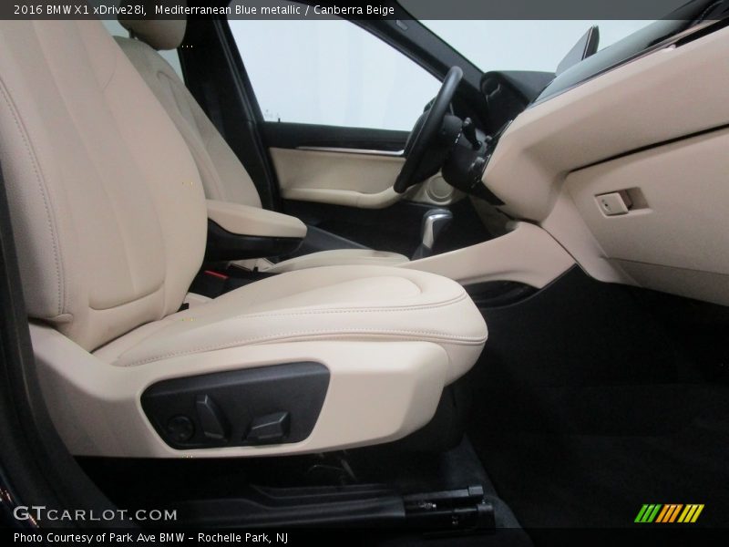 Mediterranean Blue metallic / Canberra Beige 2016 BMW X1 xDrive28i