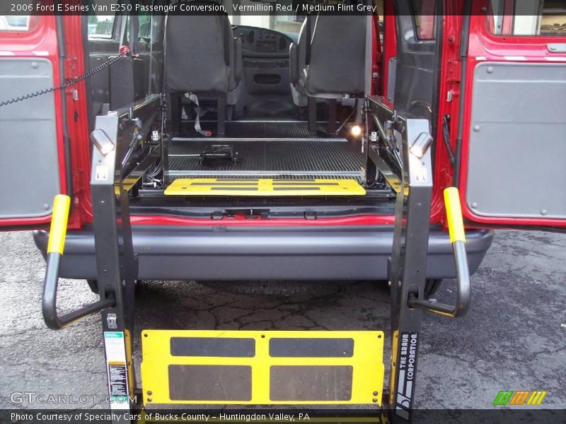 Vermillion Red / Medium Flint Grey 2006 Ford E Series Van E250 Passenger Conversion