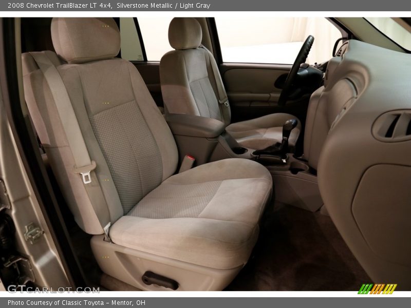 Silverstone Metallic / Light Gray 2008 Chevrolet TrailBlazer LT 4x4
