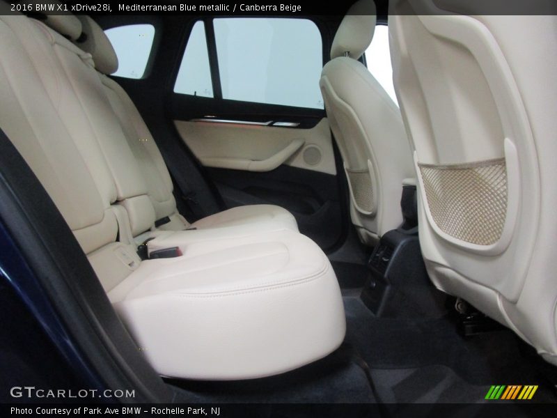 Mediterranean Blue metallic / Canberra Beige 2016 BMW X1 xDrive28i