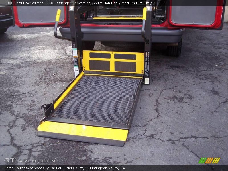 Vermillion Red / Medium Flint Grey 2006 Ford E Series Van E250 Passenger Conversion