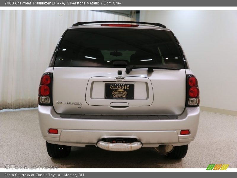 Silverstone Metallic / Light Gray 2008 Chevrolet TrailBlazer LT 4x4