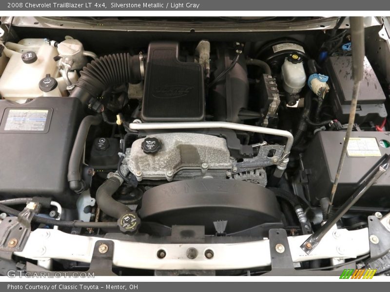 Silverstone Metallic / Light Gray 2008 Chevrolet TrailBlazer LT 4x4