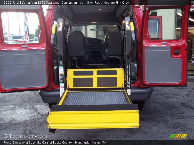Vermillion Red / Medium Flint Grey 2006 Ford E Series Van E250 Passenger Conversion