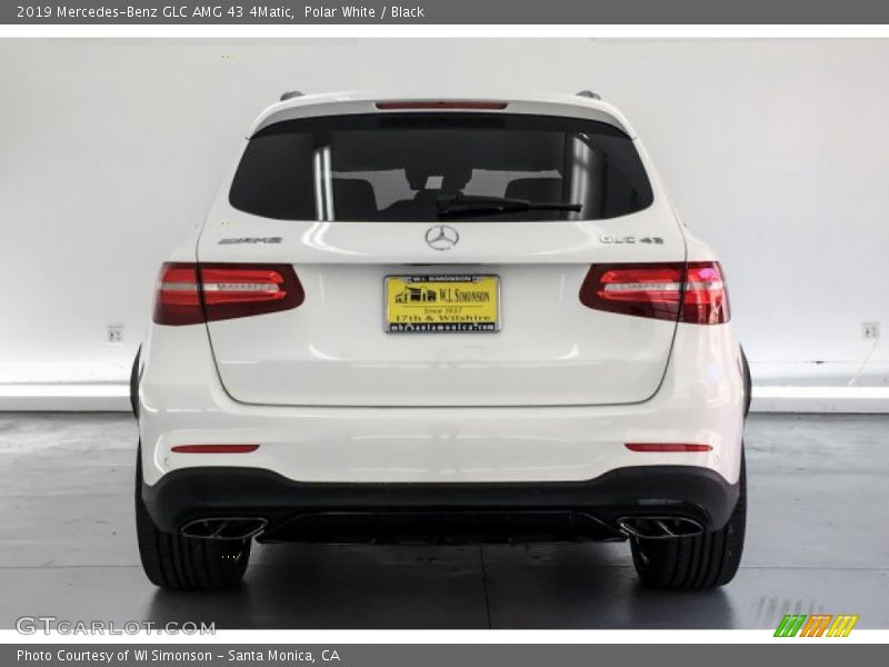 Polar White / Black 2019 Mercedes-Benz GLC AMG 43 4Matic