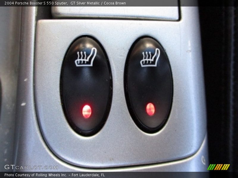 GT Silver Metallic / Cocoa Brown 2004 Porsche Boxster S 550 Spyder