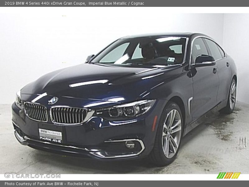 Imperial Blue Metallic / Cognac 2019 BMW 4 Series 440i xDrive Gran Coupe