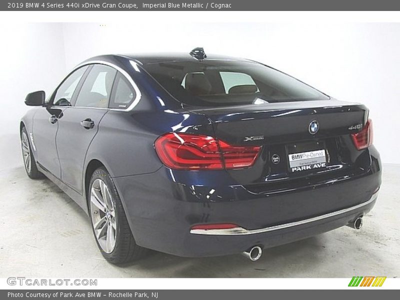 Imperial Blue Metallic / Cognac 2019 BMW 4 Series 440i xDrive Gran Coupe