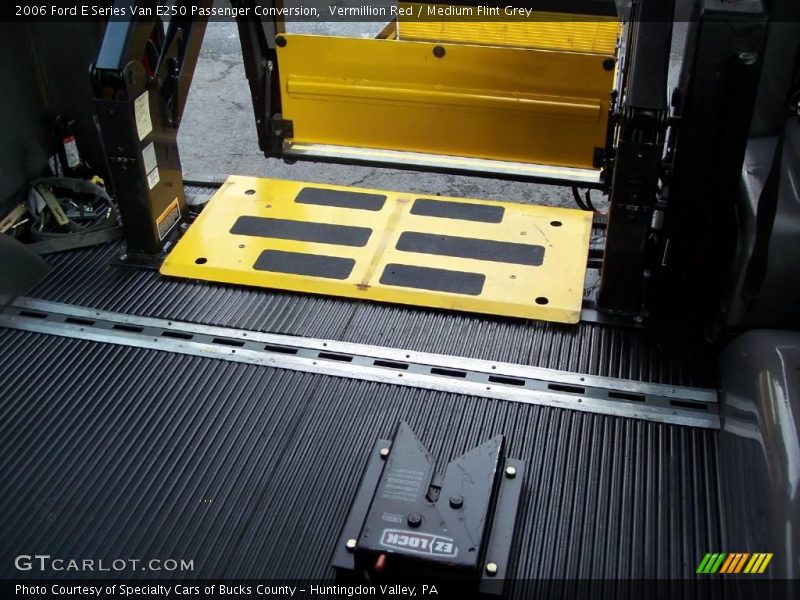Vermillion Red / Medium Flint Grey 2006 Ford E Series Van E250 Passenger Conversion